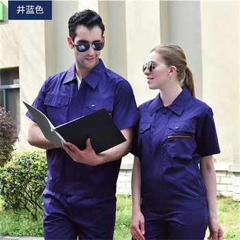 短袖工作服廠家,短袖滌棉防靜電工作服SX060